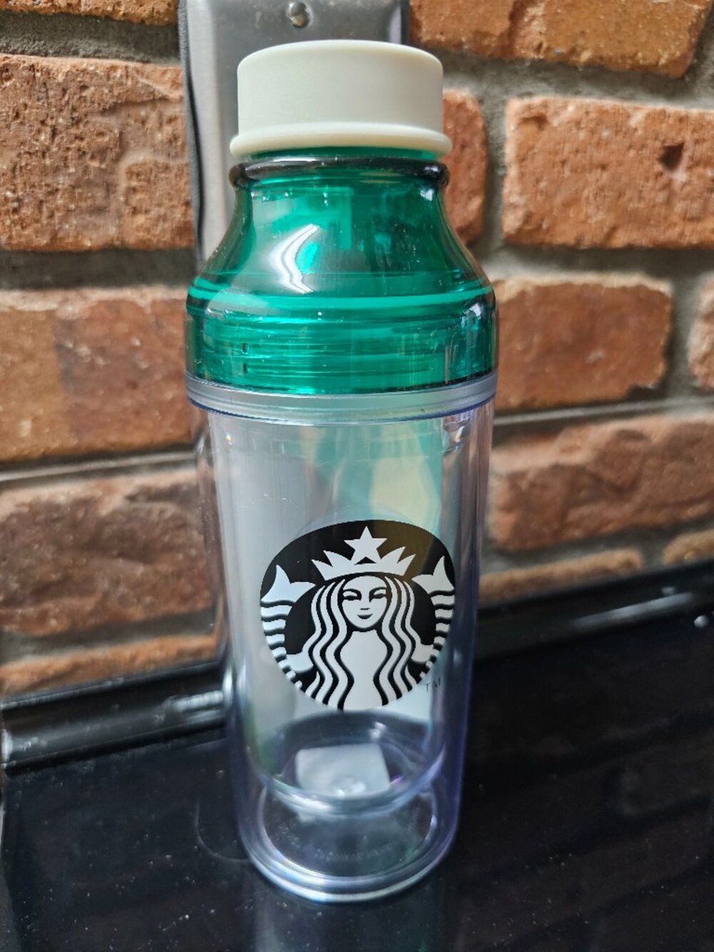 Starbucks Japan Imported 2017 Double Wall Sunny Bottle Green 473ml 16oz NEW